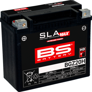 Sla Max Factory- Activated Agm Maintenance-free Battery Black 