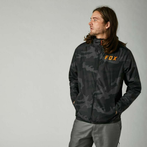 Geaca Fox Windbreaker Black Camo