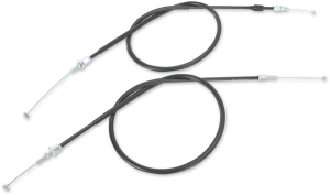 MOOSE RACING Black Vinyl Throttle Cable Black 