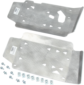 MOOSE RACING Floorboard Skid Plates Aluminum 