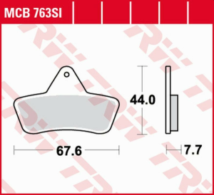 Placute frana fata/spate TRW Sinterizate OFFROAD ARCTIC CAT 250/300/400 2X4 / 4X4 '98 -'04/TBX / TBK 500 4X4 '02 -'04/LAVERDA QUASAR 400/500 '04