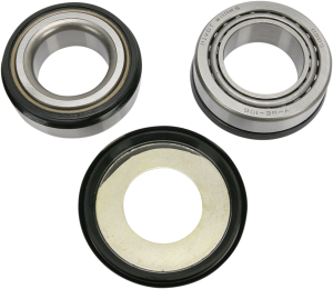 Steering Stem Bearing Kit Black, Chrome