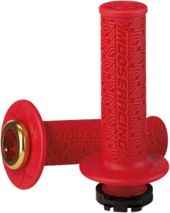 MOOSE RACING 36 Series Clamp-on Grips Gold, Red 