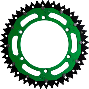 MOOSE RACING Dual Sprocket Green 