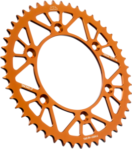 JT SPROCKETS Racelite Aluminum Rear Sprocket Orange 