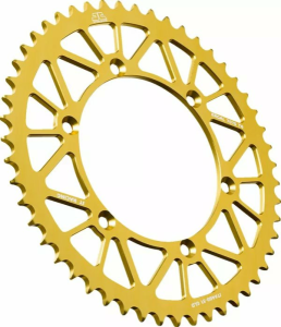 JT SPROCKETS Aluminum Rear Sprockets Gold 