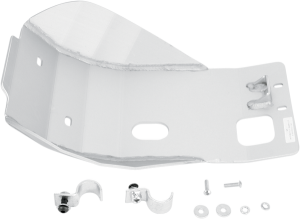 MOOSE RACING Aluminum Skid Plate Silver 