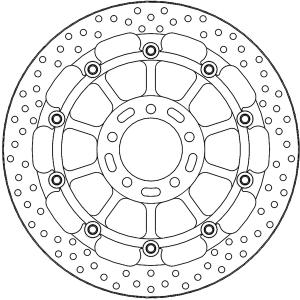 Halo Series Floating Racing Rotor Stainless Steel