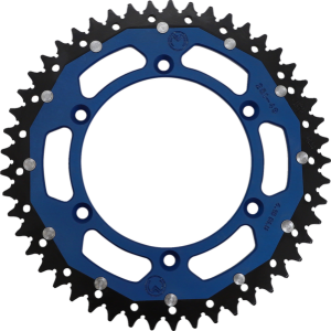 MOOSE RACING Dual Sprocket Blue 