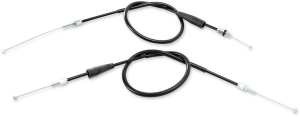 MOOSE RACING Black Vinyl Throttle Cable Black 