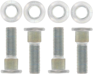 MOOSE RACING Wheel Stud-nut Kit Silver 