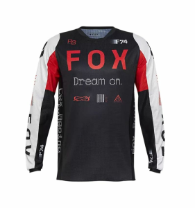 Tricou FOX 180 Race Spec Black/Red/White