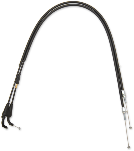 MOOSE RACING Black Vinyl Throttle Cable Black 