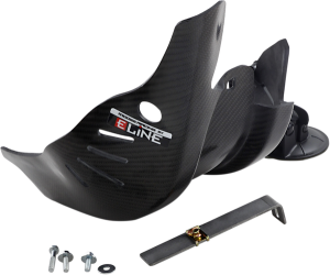 MOOSE RACING Carbon Fiber Skid Plate Black 