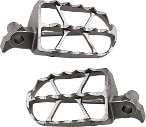 MOOSE RACING Nd Series Footpegs Silver 