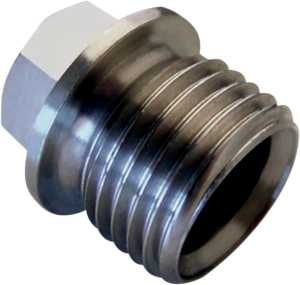 MOOSE RACING Magnetic Drain Plug Silver 