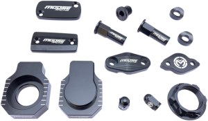 MOOSE RACING Bling Pack Kit Black, Anodized 