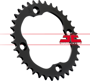 JT SPROCKETS Steel Rear Sprocket Black 