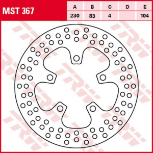 Disc frana spate TRW KAWASAKI ZX-7R NINJA '96 -'02/ZX-7RR NINJA '96 -'99/ZXR 750 / R '89 -'95/ZX-9R NINJA '94 -'97