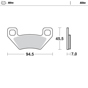 Nitro Atv Brake Pads