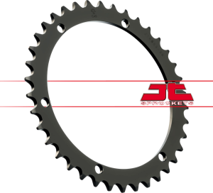 JT SPROCKETS Steel Rear Sprocket Black 