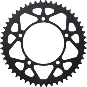 MOOSE RACING Steel Rear Sprocket Black, Zinc Plated 