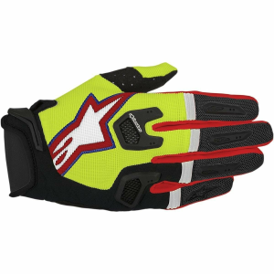 Manusi Alpinestars Racefend Fluo Galben/Negru/Rosu