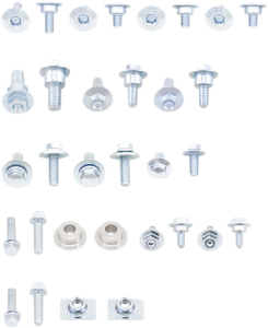 Full Plastic Fastener Kit Steel