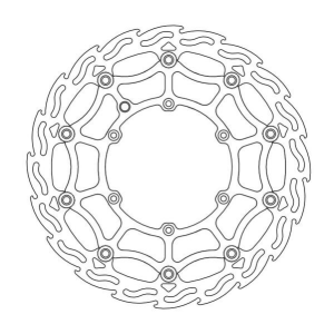 Flame Series Supermoto Street Rotor