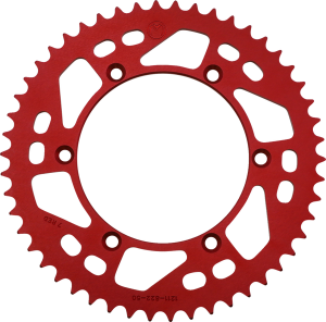 MOOSE RACING Rear Aluminum Sprocket Red 