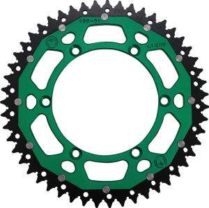 MOOSE RACING Dual Sprocket Green 