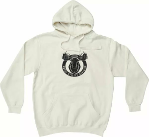 MOOSE RACING Mud Badge Hoodie Off-white 