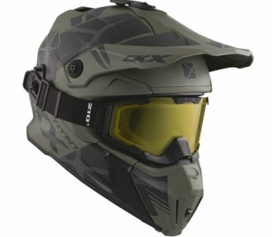 CKX Helmet + Goggles TITAN Climb Matt grey XS