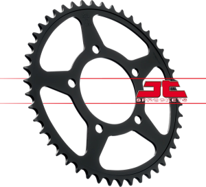 JT SPROCKETS Steel Rear Sprocket Black 