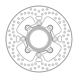 Halo Series Rear Rotor Stainless Steel