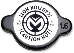 MOOSE RACING High Pressure Radiator Cap Black 