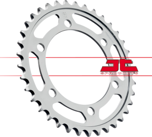 JT SPROCKETS Steel Rear Sprocket Natural 