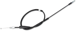 MOOSE RACING Black Vinyl Throttle Cable Black 