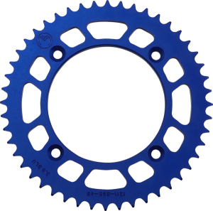 MOOSE RACING Rear Aluminum Sprocket Blue 