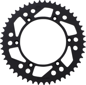 MOOSE RACING Rear Aluminum Sprocket Black 