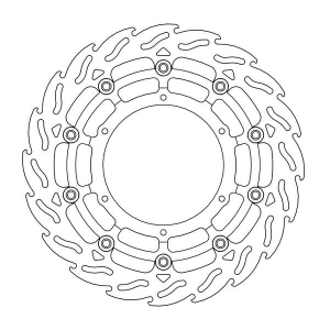 Flame Series Floating Rotor Black