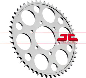 JT SPROCKETS Steel Rear Sprocket Natural 