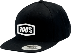 Icon Snapback Hat Black 