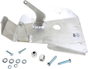 MOOSE RACING Aluminum Skid Plate Silver 