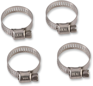 MOOSE RACING Gear Drive Hose Clamps Silver 