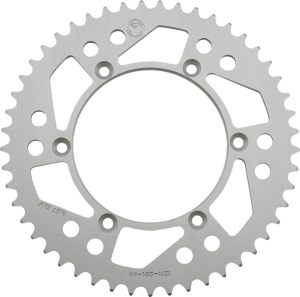 MOOSE RACING Rear Aluminum Sprocket Silver 