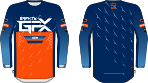 GRAVITY-FX JERSEY AIR ORANGE/BLUE