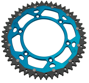 MOOSE RACING Dual Sprocket Blue 