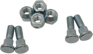 MOOSE RACING Wheel Stud-nut Kit Silver 