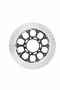 MOTO-MASTER Halo Series Floating Rotor Black, Silver 